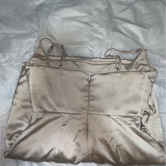 HOUSE OF CB 'Olivette' Crystal Satin Corset Maxi Dress - Picture 15 of 17